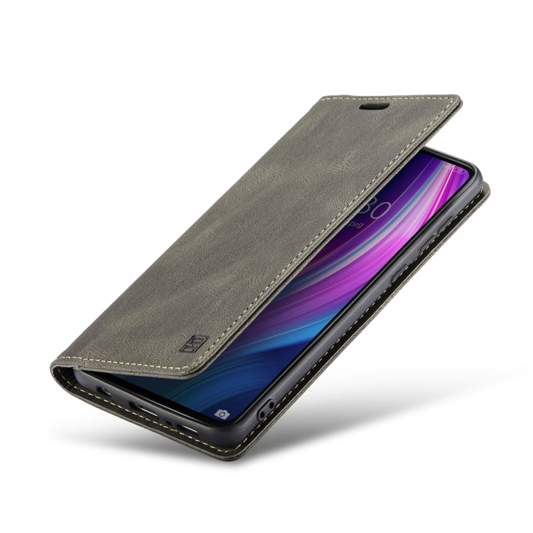 For Xiaomi Redmi Note 8 Pro AutSpace A01 Retro Skin-feel Crazy Horse Texture Horizontal Flip Leather Case with Holder & Card Slots & Wallet & RFID