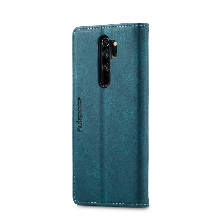 For Xiaomi Redmi Note 8 Pro AutSpace A01 Retro Skin-feel Crazy Horse Texture Horizontal Flip Leather Case with Holder & Card Slots & Wallet & RFID