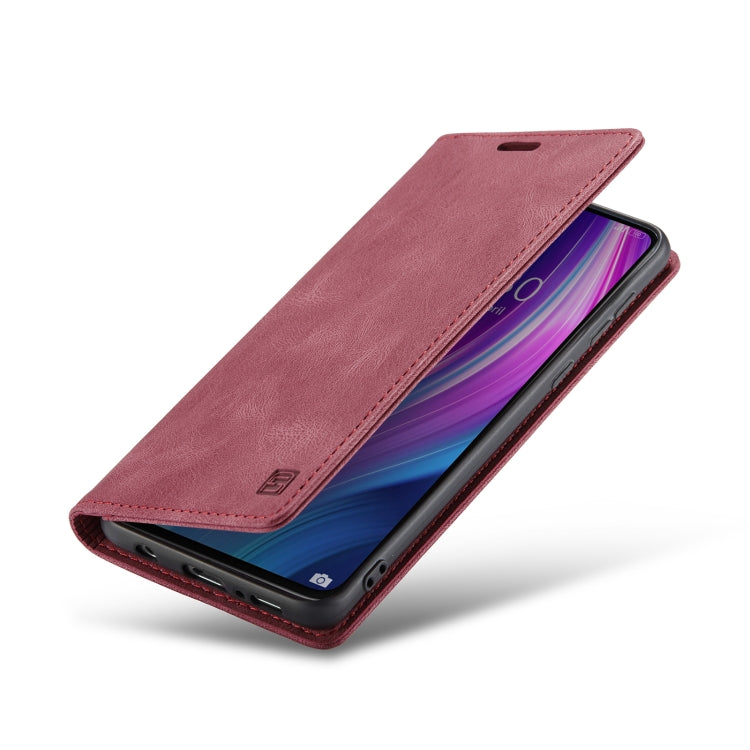 For Xiaomi Redmi Note 8 Pro AutSpace A01 Retro Skin-feel Crazy Horse Texture Horizontal Flip Leather Case with Holder & Card Slots & Wallet & RFID