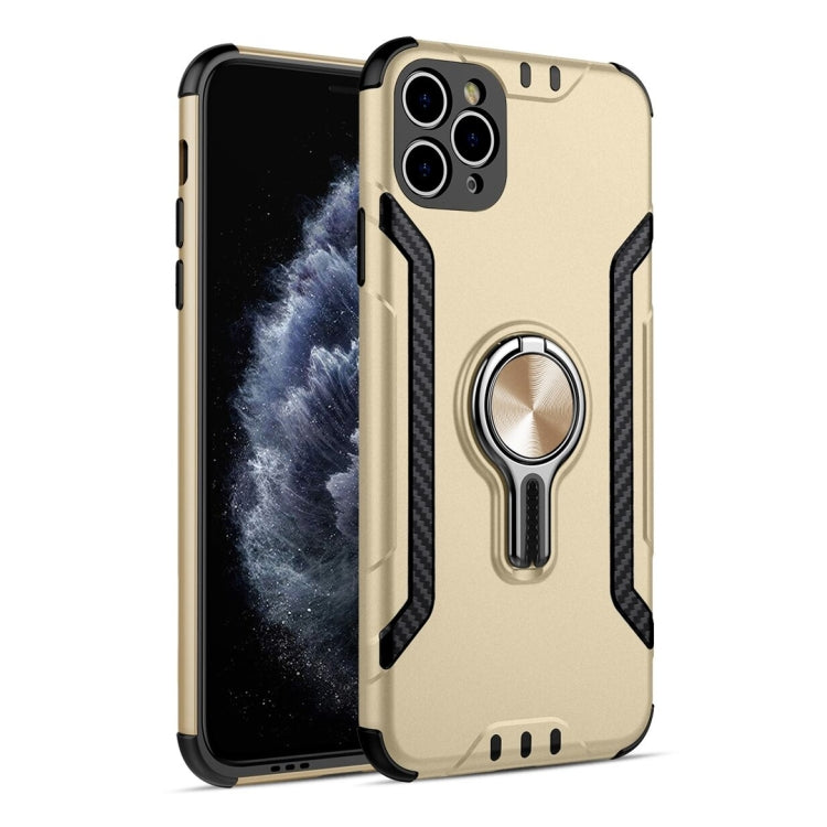 For iPhone 12 Pro Metal Ring Holder 360 Degree Rotating TPU + PC Protective Case