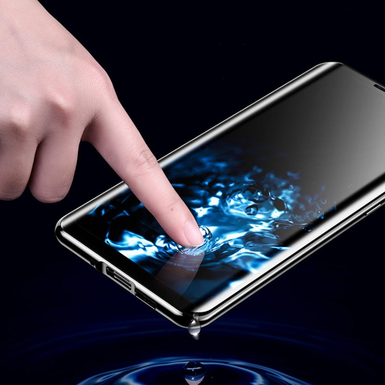 For Huawei P30 Magnetic Metal Frame Double-sided Tempered Glass Case