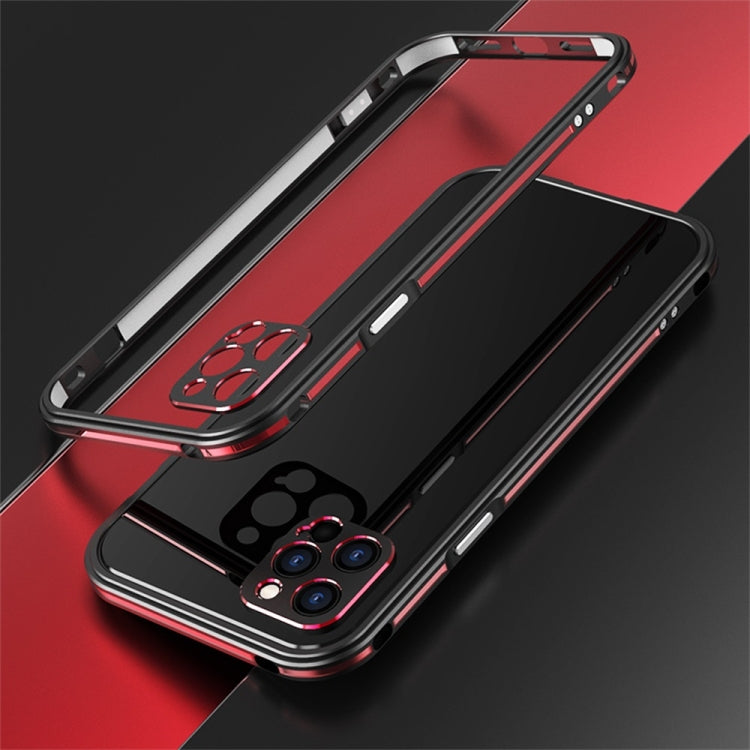 For iPhone 12 Pro Blade Series Lens Protector + Metal Frame Protective Case