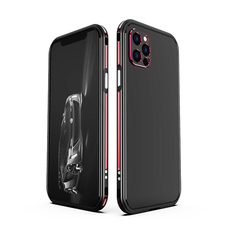 For iPhone 12 Pro Blade Series Lens Protector + Metal Frame Protective Case