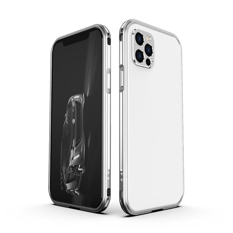 For iPhone 12 Pro Blade Series Lens Protector + Metal Frame Protective Case