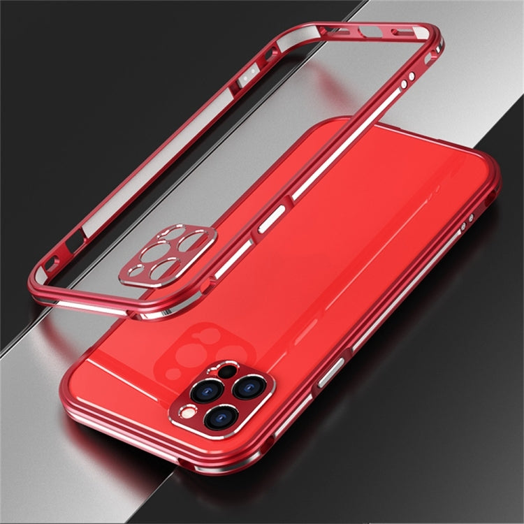 For iPhone 12 Pro Blade Series Lens Protector + Metal Frame Protective Case