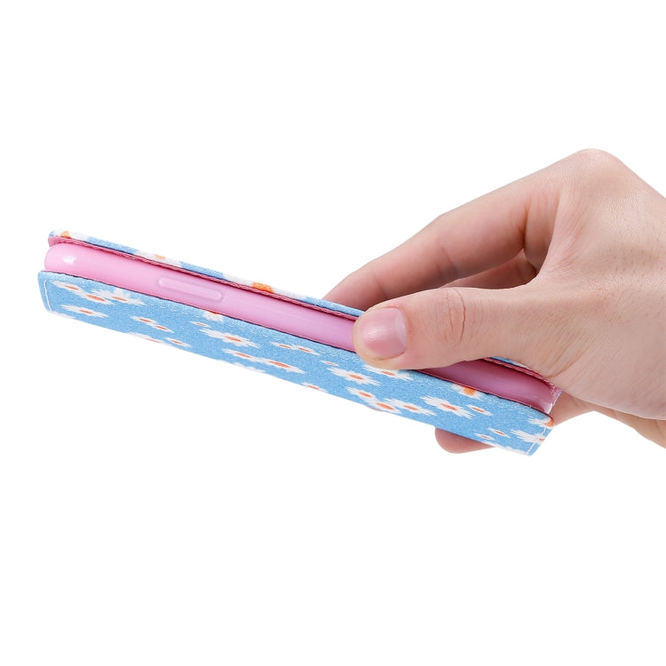 For Samsung Galaxy S20 FE Glittering Daisy Magnetic Horizontal Flip Leather Case with Holder & Card Slots & Photo Frame