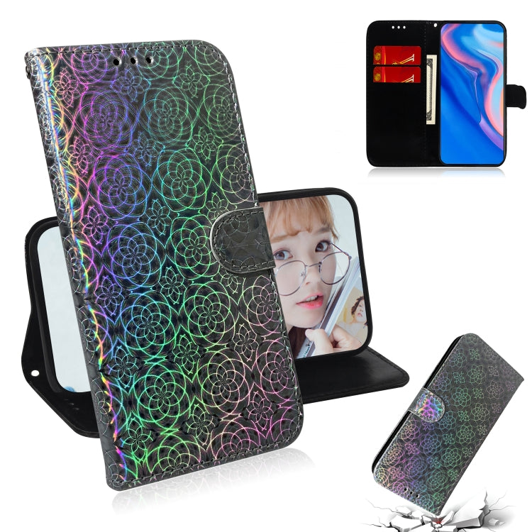 For Huawei P Smart Z/Y9 Prime 2019 Solid Color Colorful Magnetic Buckle Horizontal Flip PU Leather Case with Holder & Card Slots & Wallet & Lanyard
