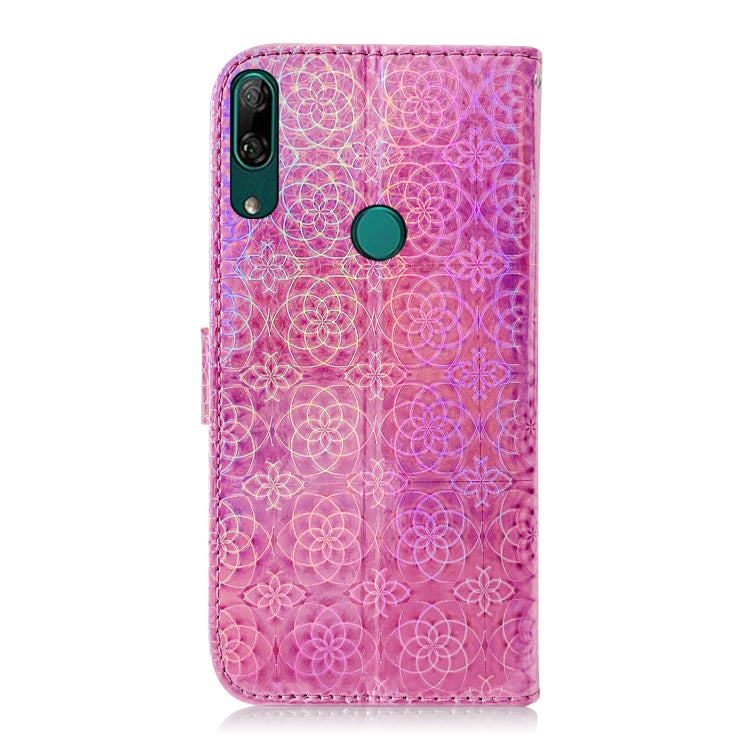 For Huawei P Smart Z/Y9 Prime 2019 Solid Color Colorful Magnetic Buckle Horizontal Flip PU Leather Case with Holder & Card Slots & Wallet & Lanyard