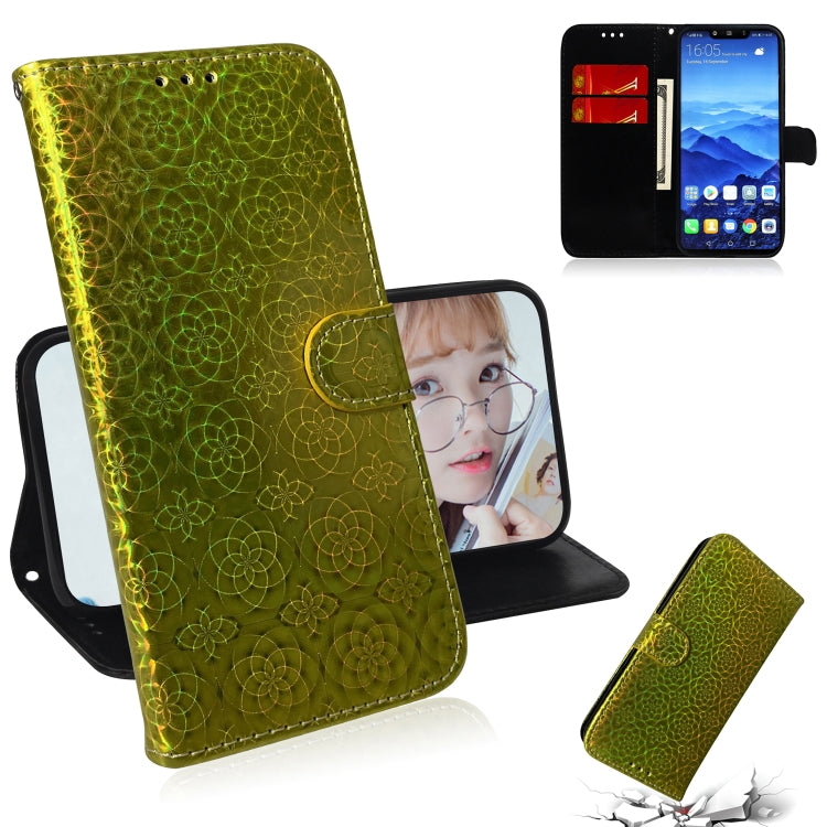 For Huawei Mate 20 Lite Solid Color Colorful Magnetic Buckle Horizontal Flip PU Leather Case with Holder & Card Slots & Wallet & Lanyard
