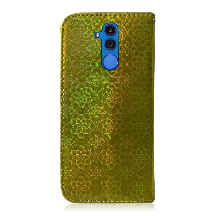For Huawei Mate 20 Lite Solid Color Colorful Magnetic Buckle Horizontal Flip PU Leather Case with Holder & Card Slots & Wallet & Lanyard