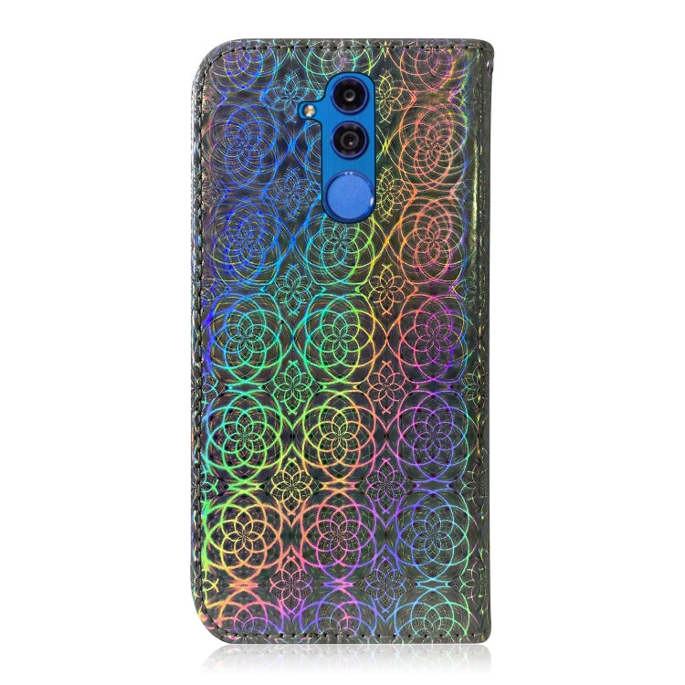 For Huawei Mate 20 Lite Solid Color Colorful Magnetic Buckle Horizontal Flip PU Leather Case with Holder & Card Slots & Wallet & Lanyard