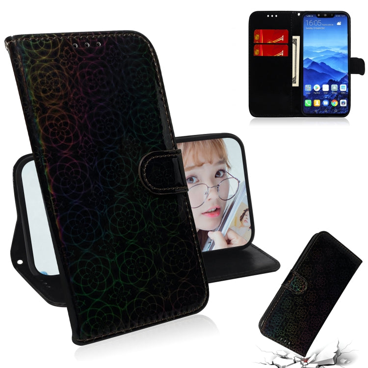 For Huawei Mate 20 Lite Solid Color Colorful Magnetic Buckle Horizontal Flip PU Leather Case with Holder & Card Slots & Wallet & Lanyard