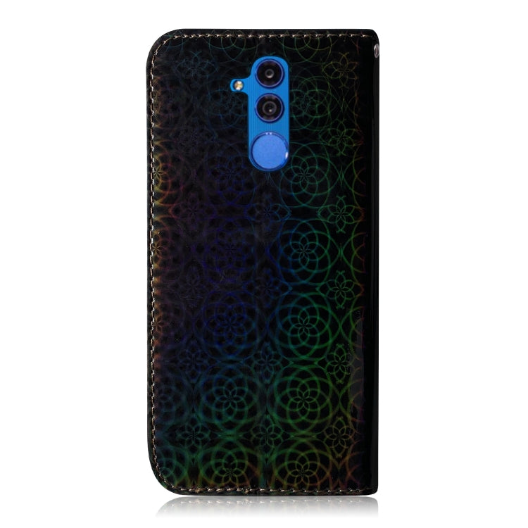 For Huawei Mate 20 Lite Solid Color Colorful Magnetic Buckle Horizontal Flip PU Leather Case with Holder & Card Slots & Wallet & Lanyard