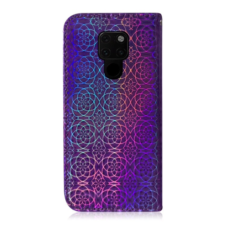 For Huawei Mate 20 Solid Color Colorful Magnetic Buckle Horizontal Flip PU Leather Case with Holder & Card Slots & Wallet & Lanyard