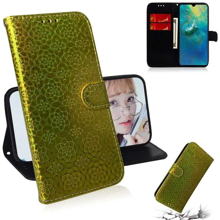 For Huawei Mate 20 Solid Color Colorful Magnetic Buckle Horizontal Flip PU Leather Case with Holder & Card Slots & Wallet & Lanyard