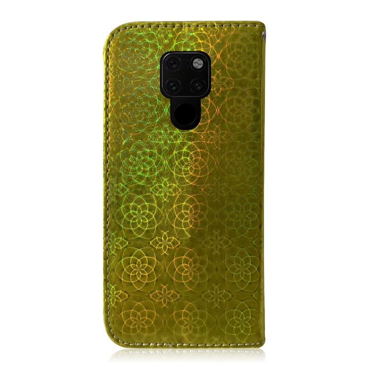 For Huawei Mate 20 Solid Color Colorful Magnetic Buckle Horizontal Flip PU Leather Case with Holder & Card Slots & Wallet & Lanyard