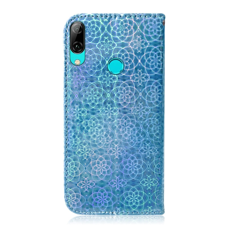 For Huawei P Smart 2019 Solid Color Colorful Magnetic Buckle Horizontal Flip PU Leather Case with Holder & Card Slots & Wallet & Lanyard
