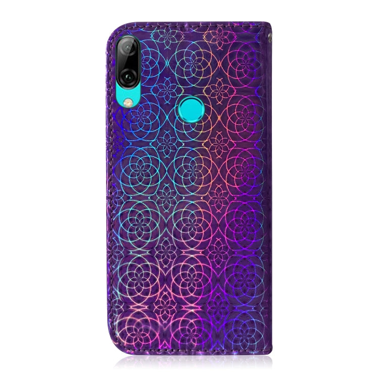 For Huawei P Smart 2019 Solid Color Colorful Magnetic Buckle Horizontal Flip PU Leather Case with Holder & Card Slots & Wallet & Lanyard