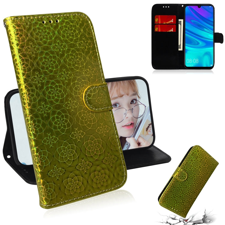 For Huawei P Smart 2019 Solid Color Colorful Magnetic Buckle Horizontal Flip PU Leather Case with Holder & Card Slots & Wallet & Lanyard
