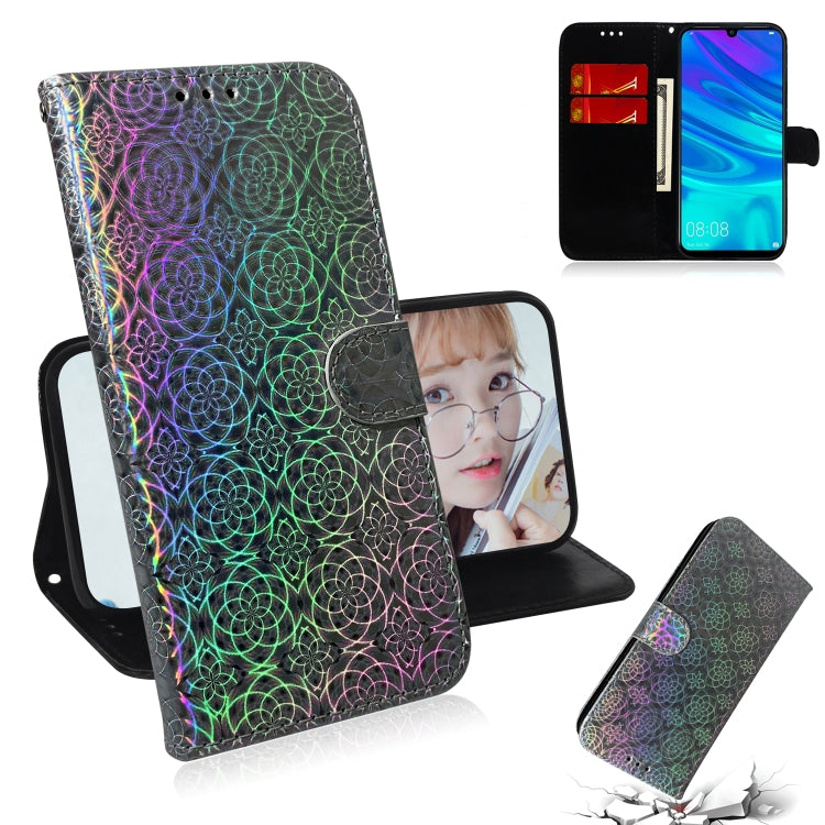For Huawei P Smart 2019 Solid Color Colorful Magnetic Buckle Horizontal Flip PU Leather Case with Holder & Card Slots & Wallet & Lanyard