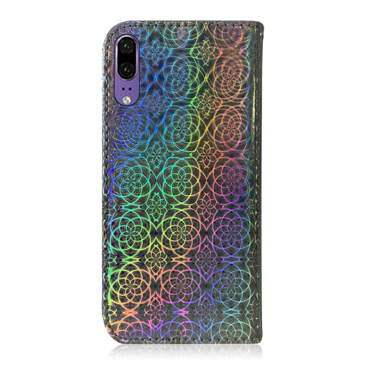 For Huawei P20 Solid Color Colorful Magnetic Buckle Horizontal Flip PU Leather Case with Holder & Card Slots & Wallet & Lanyard