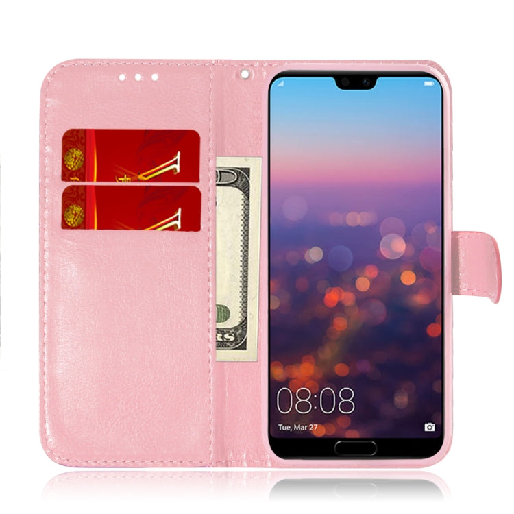 For Huawei P20 Solid Color Colorful Magnetic Buckle Horizontal Flip PU Leather Case with Holder & Card Slots & Wallet & Lanyard