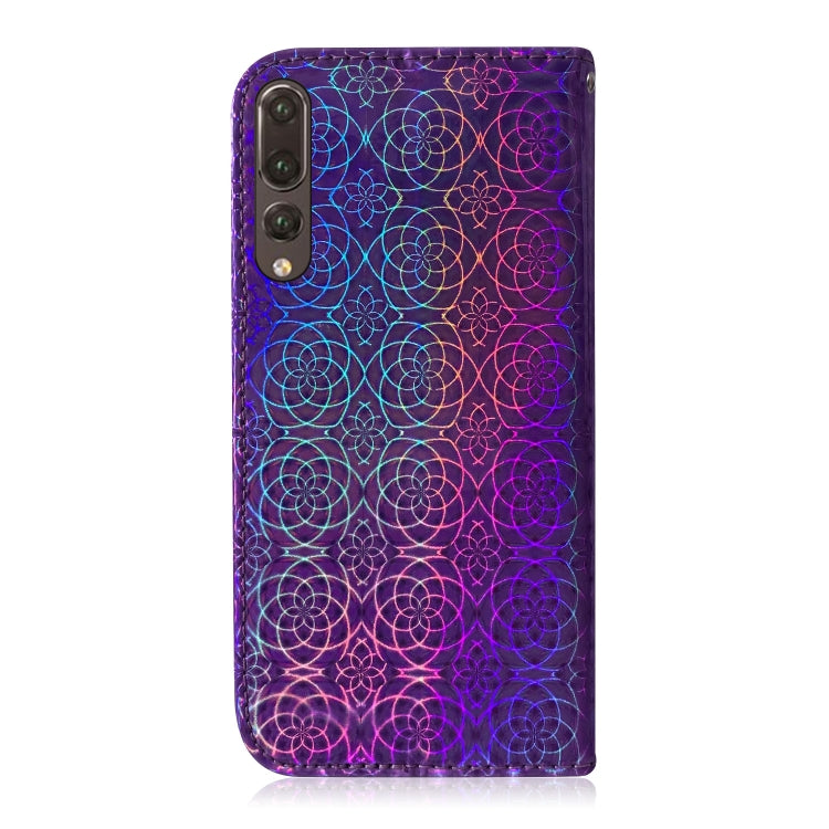 For Huawei P20 Pro Solid Color Colorful Magnetic Buckle Horizontal Flip PU Leather Case with Holder & Card Slots & Wallet & Lanyard
