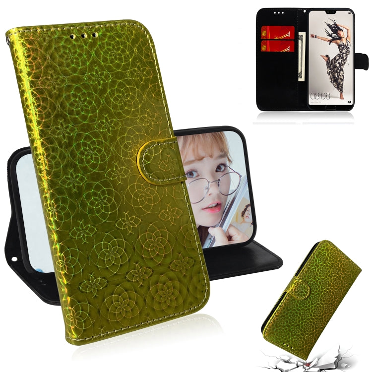 For Huawei P20 Pro Solid Color Colorful Magnetic Buckle Horizontal Flip PU Leather Case with Holder & Card Slots & Wallet & Lanyard
