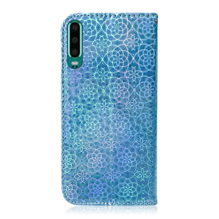 For Huawei P30 Solid Color Colorful Magnetic Buckle Horizontal Flip PU Leather Case with Holder & Card Slots & Wallet & Lanyard