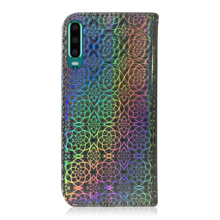 For Huawei P30 Solid Color Colorful Magnetic Buckle Horizontal Flip PU Leather Case with Holder & Card Slots & Wallet & Lanyard