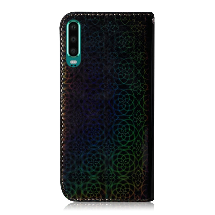 For Huawei P30 Solid Color Colorful Magnetic Buckle Horizontal Flip PU Leather Case with Holder & Card Slots & Wallet & Lanyard