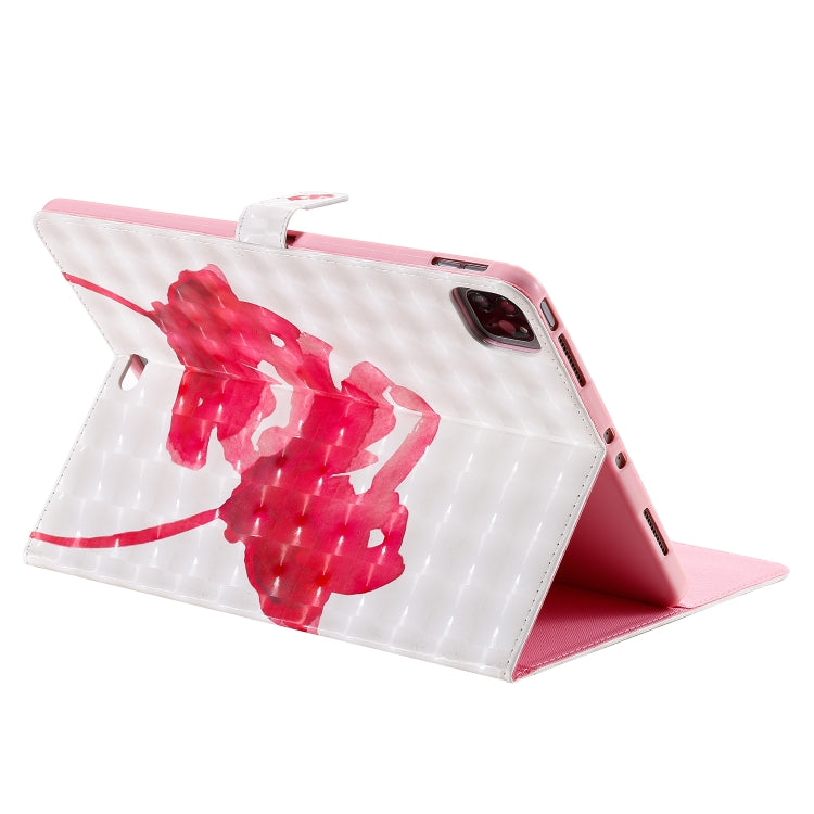 3D Painted Pattern Horizontal Flip Leather Case with Holder & Card Slots & Wallet & Sleep / Wake-up Function For iPad Air 2022 / 2020 10.9 /iPad Pro 11 2020 / 2018