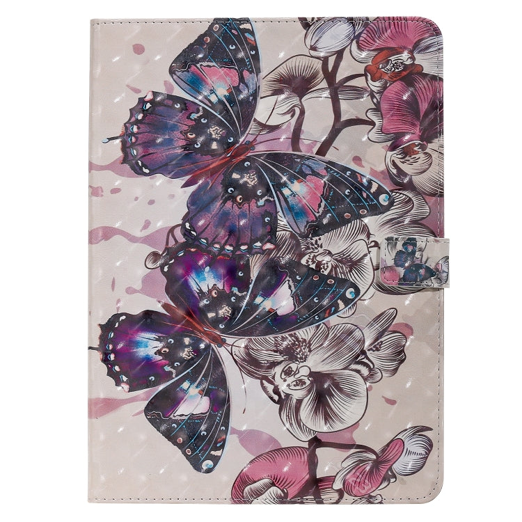 3D Painted Pattern Horizontal Flip Leather Case with Holder & Card Slots & Wallet & Sleep / Wake-up Function For iPad Air 2022 / 2020 10.9 /iPad Pro 11 2020 / 2018