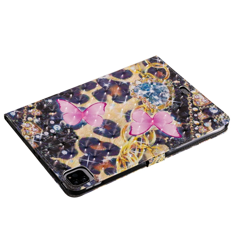 3D Painted Pattern Horizontal Flip Leather Case with Holder & Card Slots & Wallet & Sleep / Wake-up Function For iPad Air 2022 / 2020 10.9 /iPad Pro 11 2020 / 2018