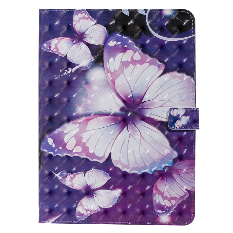 3D Painted Pattern Horizontal Flip Leather Case with Holder & Card Slots & Wallet & Sleep / Wake-up Function For iPad Air 2022 / 2020 10.9 /iPad Pro 11 2020 / 2018