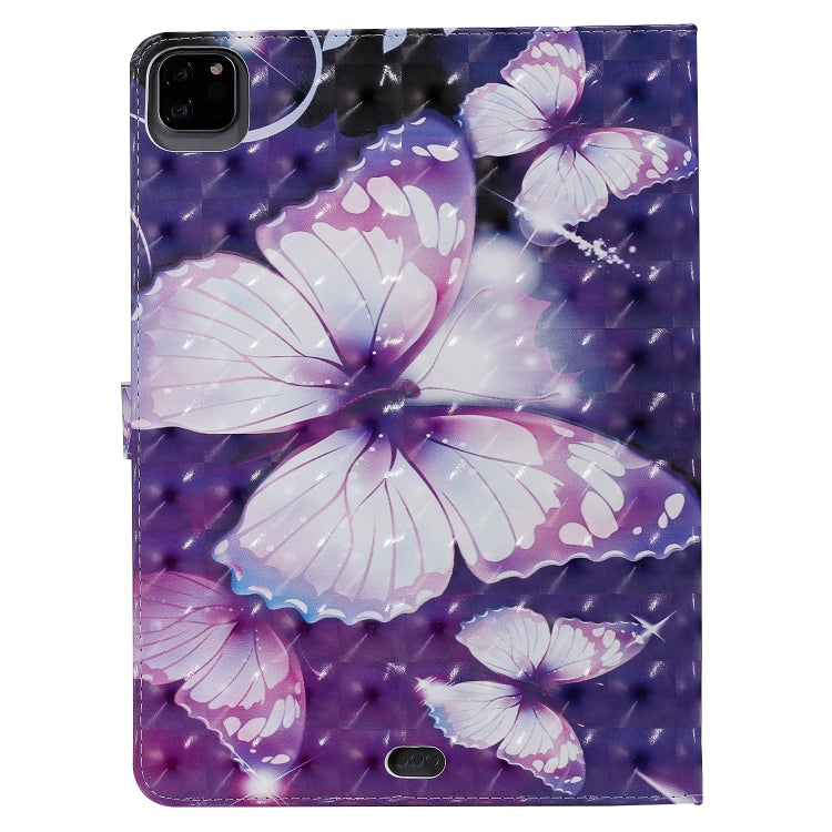 3D Painted Pattern Horizontal Flip Leather Case with Holder & Card Slots & Wallet & Sleep / Wake-up Function For iPad Air 2022 / 2020 10.9 /iPad Pro 11 2020 / 2018