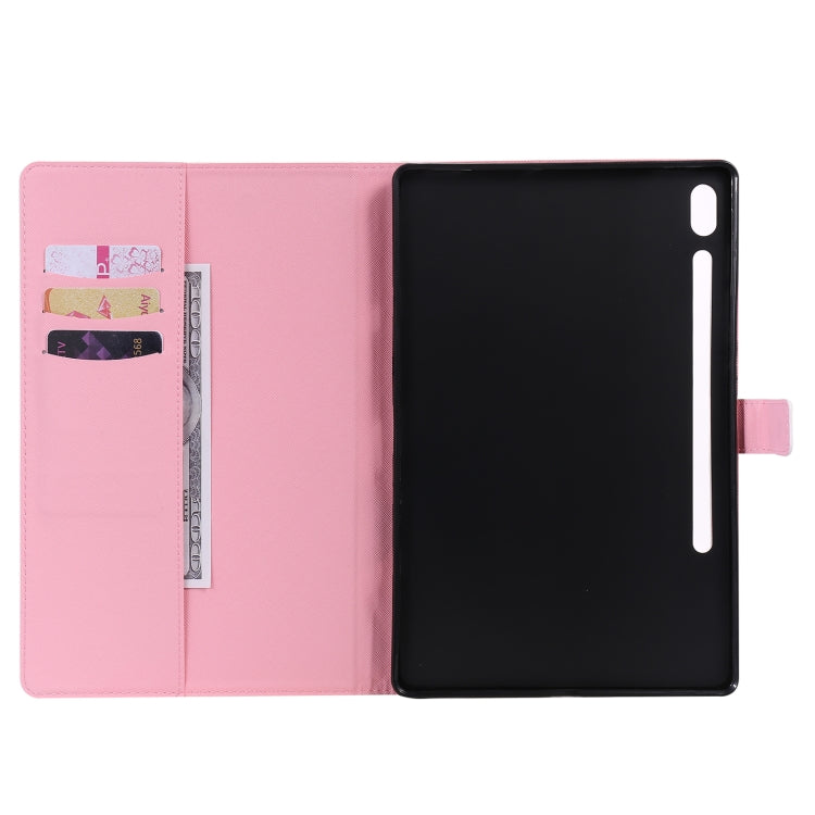 For Samsung Galaxy Tab S6 T860 3D Painted Pattern Horizontal Flip Leather Case with Holder & Card Slots & Wallet & Sleep / Wake-up Function