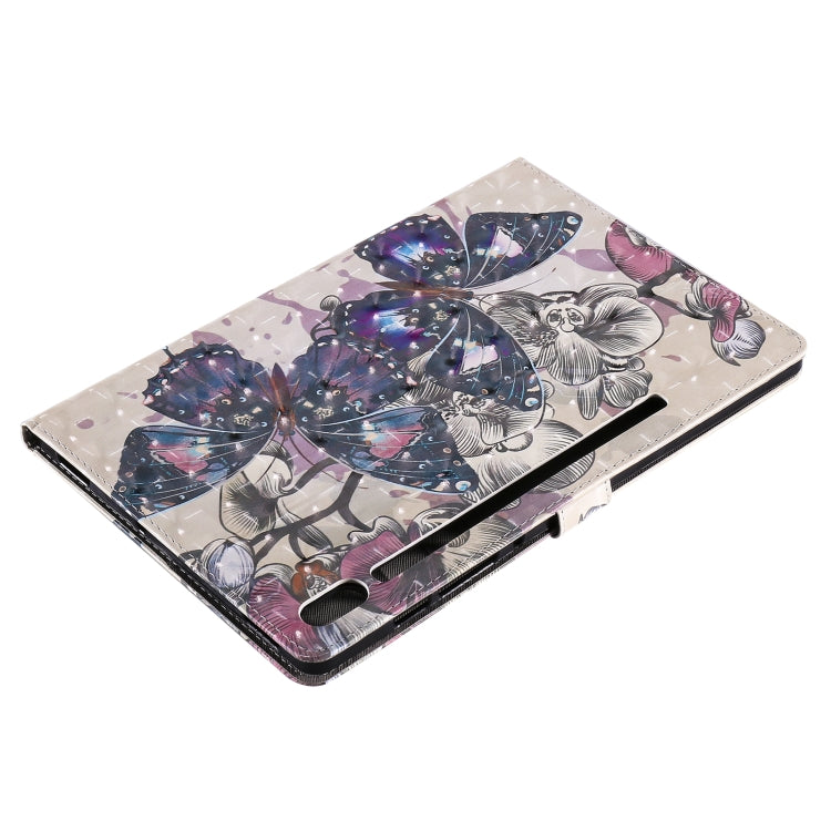 For Samsung Galaxy Tab S6 T860 3D Painted Pattern Horizontal Flip Leather Case with Holder & Card Slots & Wallet & Sleep / Wake-up Function