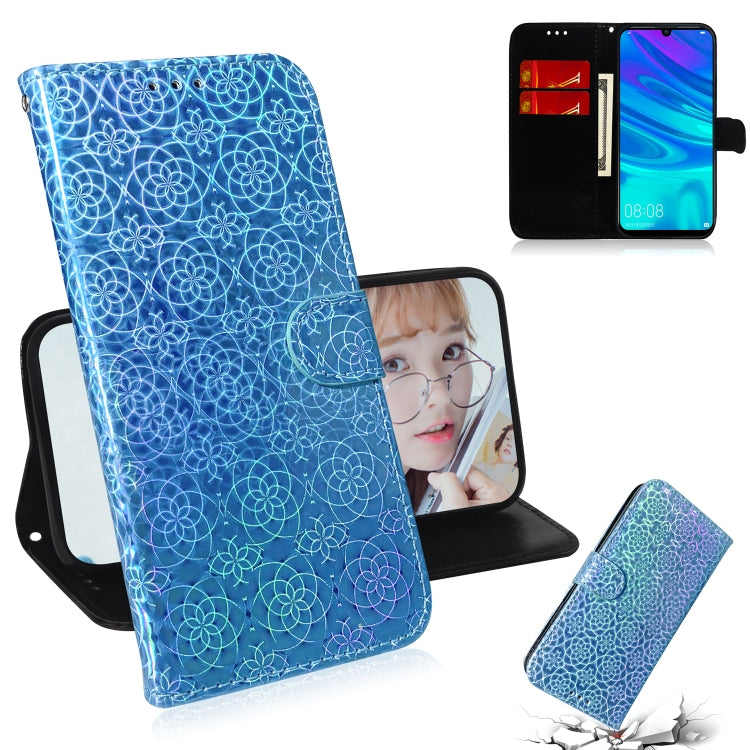 For Honor 9X / 9X Pro Solid Color Colorful Magnetic Buckle Horizontal Flip PU Leather Case with Holder & Card Slots & Wallet & Lanyard