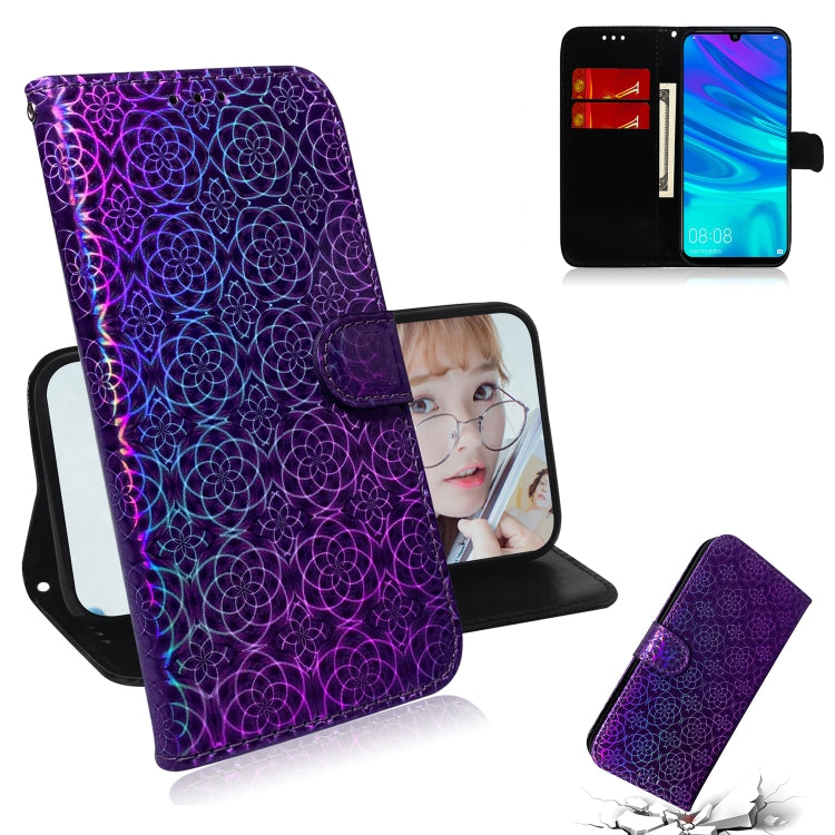 For Honor 9X / 9X Pro Solid Color Colorful Magnetic Buckle Horizontal Flip PU Leather Case with Holder & Card Slots & Wallet & Lanyard