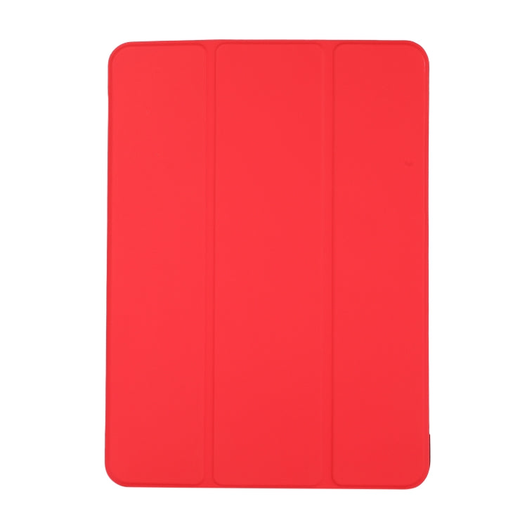 3-folding Skin Texture Horizontal Flip TPU + PU Leather Case with Holder For iPad Air 2022 / 2020 10.9