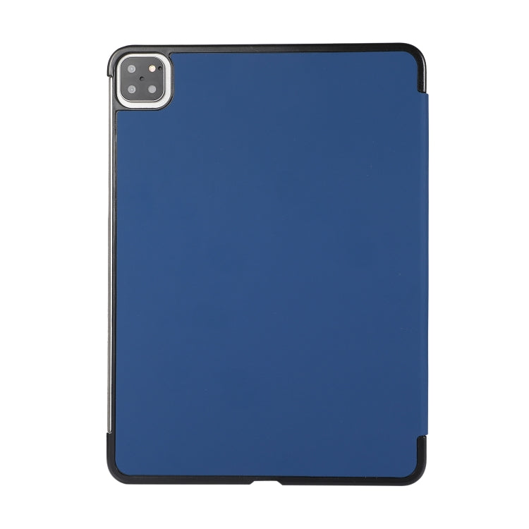 3-folding Skin Texture Horizontal Flip TPU + PU Leather Case with Holder For iPad Air 2022 / 2020 10.9
