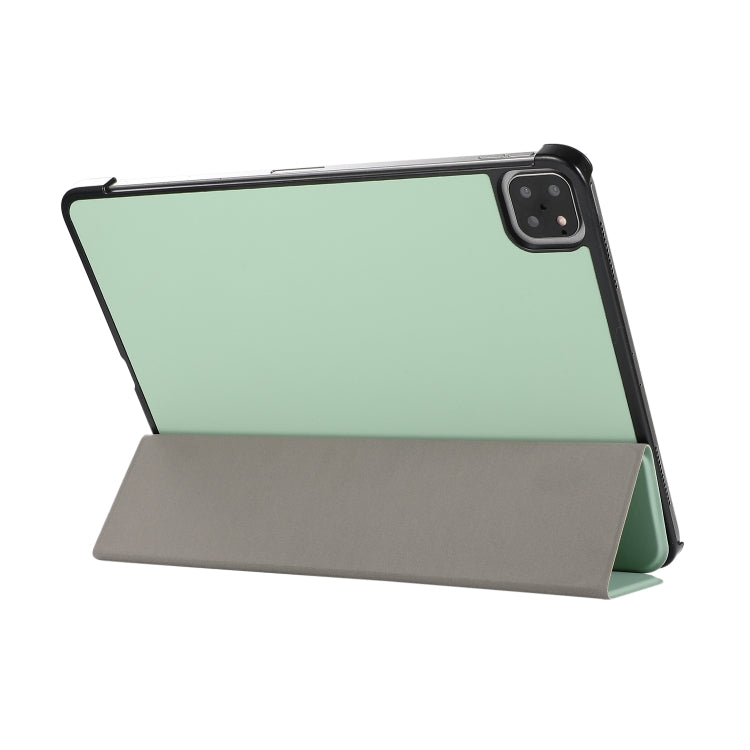 3-folding Skin Texture Horizontal Flip TPU + PU Leather Case with Holder For iPad Air 2022 / 2020 10.9