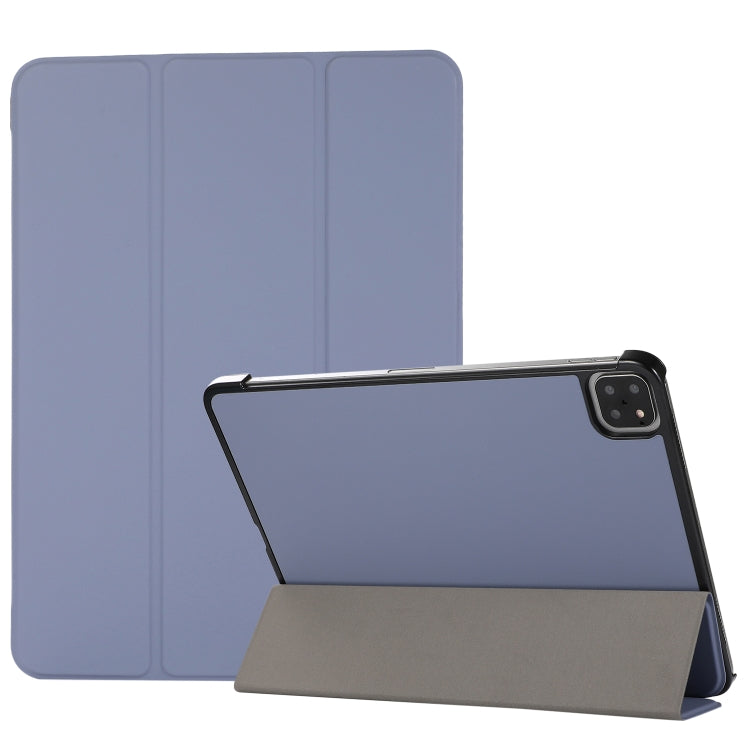 3-folding Skin Texture Horizontal Flip TPU + PU Leather Case with Holder For iPad Air 2022 / 2020 10.9