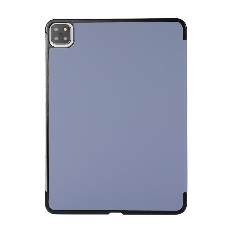 3-folding Skin Texture Horizontal Flip TPU + PU Leather Case with Holder For iPad Air 2022 / 2020 10.9