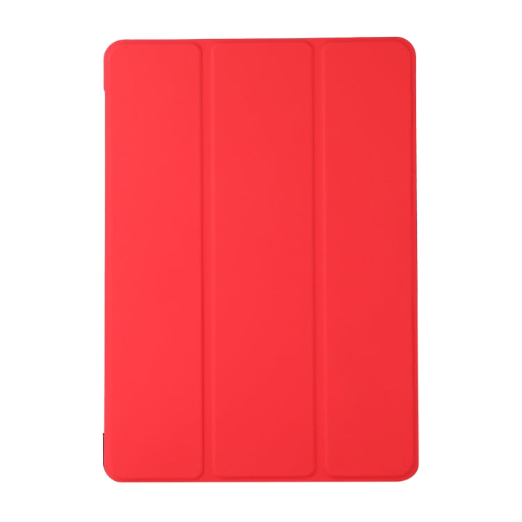 3-folding Skin Texture Horizontal Flip TPU + PU Leather Case with Holder For iPad 9.7 (2018) / 9.7 (2017) / air / air2