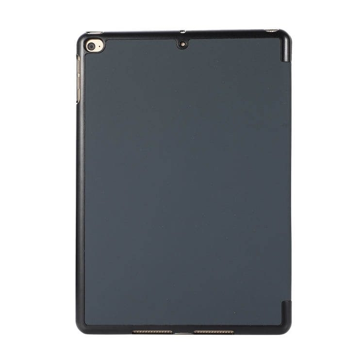 3-folding Skin Texture Horizontal Flip TPU + PU Leather Case with Holder For iPad 9.7 (2018) / 9.7 (2017) / air / air2