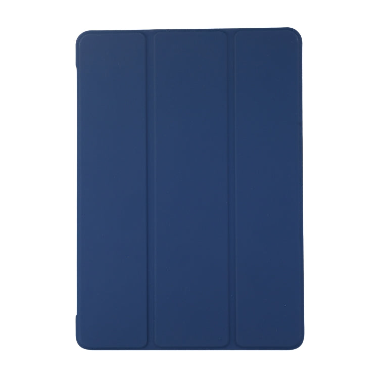 3-folding Skin Texture Horizontal Flip TPU + PU Leather Case with Holder For iPad 9.7 (2018) / 9.7 (2017) / air / air2