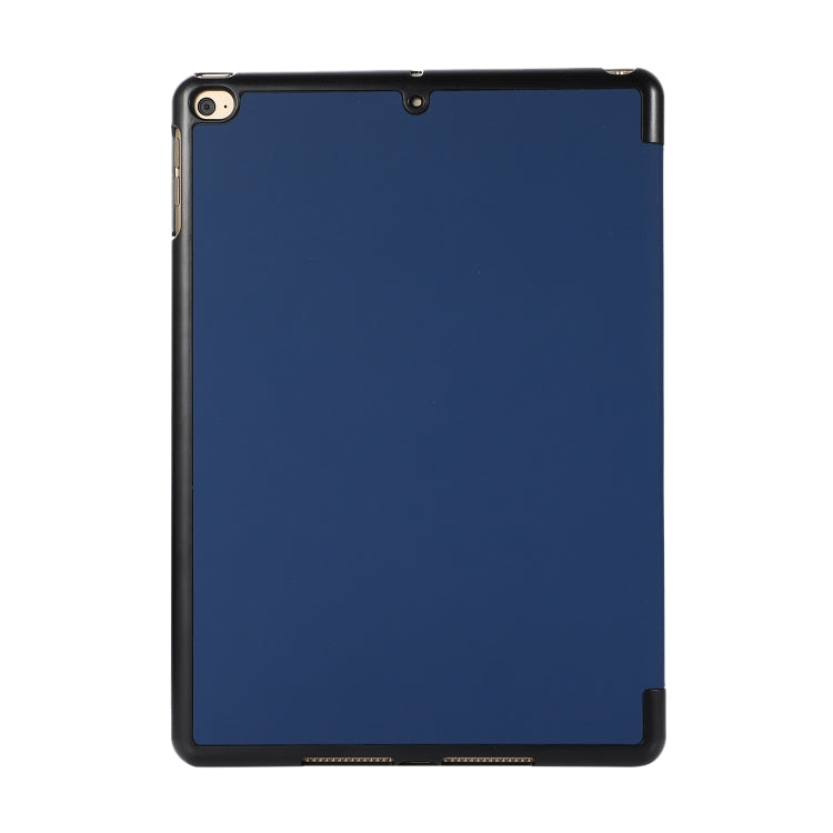 3-folding Skin Texture Horizontal Flip TPU + PU Leather Case with Holder For iPad 9.7 (2018) / 9.7 (2017) / air / air2