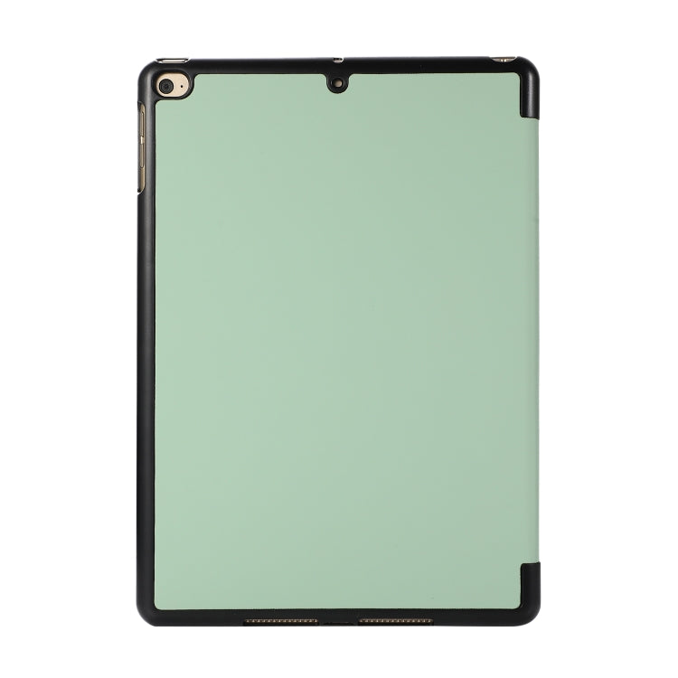 3-folding Skin Texture Horizontal Flip TPU + PU Leather Case with Holder For iPad 9.7 (2018) / 9.7 (2017) / air / air2
